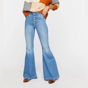 Forever 21, size 27 high-rise flare jeans